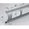 Рольставни решетчатые 800x1000 мм. АЛЮТЕХ