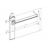 Alutech BV-5 тумба шлагбаума АЛЮТЕХ